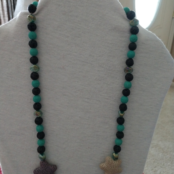 😀 NECKLACE HANDMADE NEW 20" Women's - Picture 3 of 6